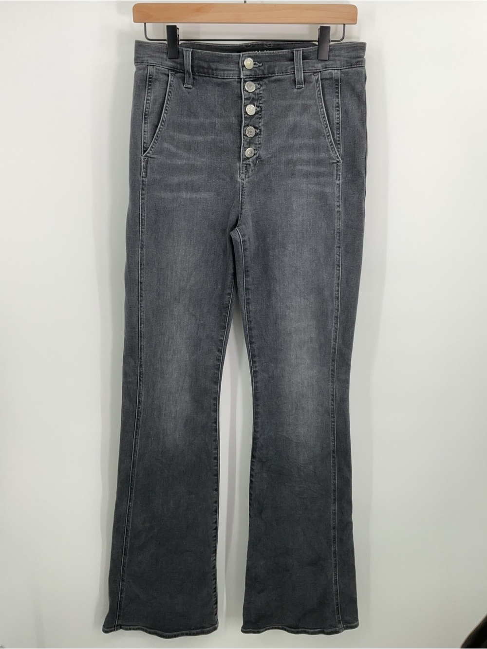 Veronica Beard Beverly Skinny Flare High Rise Jeans Stonington 29